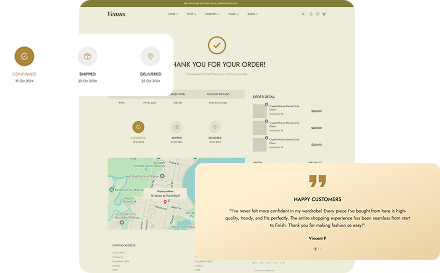 Vemus Jewelry Ecommerce project screenshot